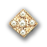 AC15 14K 5 PEARL TRIA SLIDE 